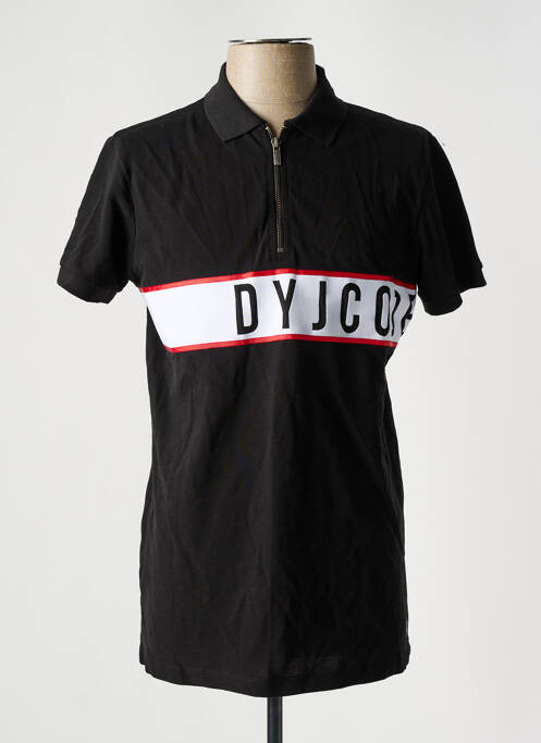 Polo noir DYJCODE BY DENNIS PRAET  pour homme