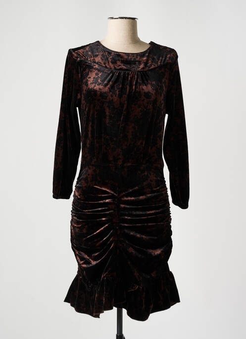 Robe mi-longue noir DEUX. BY ELINE DE MUNCK pour femme