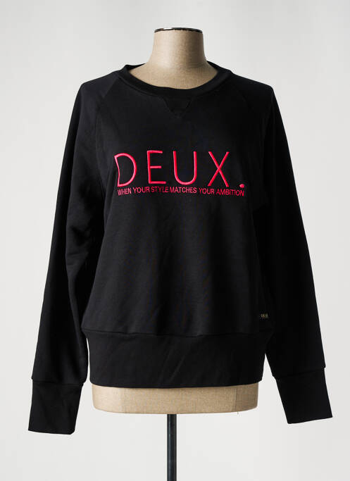 Sweat-shirt noir DEUX. BY ELINE DE MUNCK pour femme