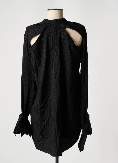 Tunique manches longues noir ASTRID BLACK LABEL femme