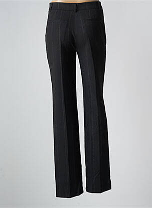 Pantalon droit stretch taille normale noir ASTRID BLACK LABEL femme