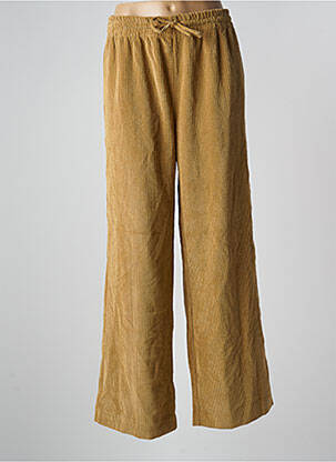 Pantalon large poches taille normale beige ONLY femme