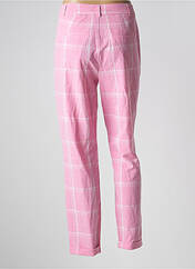 Pantalon droit rose VERO MODA pour femme seconde vue