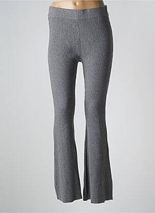 Pantalon flare gris MANGO pour femme