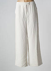 Pantalon large blanc VERO MODA pour femme seconde vue