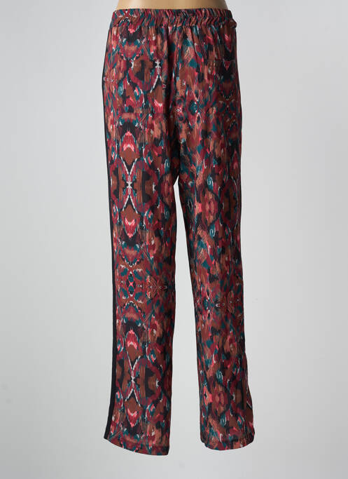 Pantalon droit marron DEUX. BY ELINE DE MUNCK femme