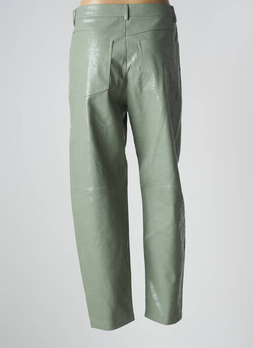 Pantalon droit vert MANGO pour femme