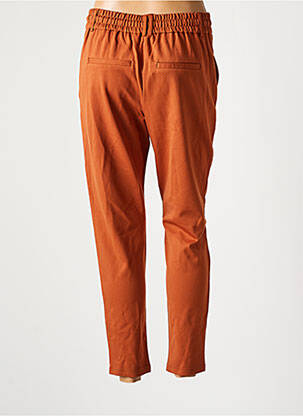 Pantalon chino taille normale taille normale orange ONLY femme