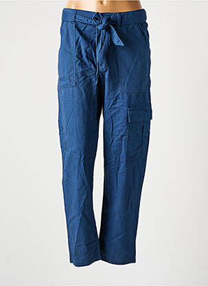 Pantalon cargo bleu JACQUELINE DE YONG pour femme