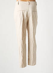 Pantalon chino beige MANGO pour femme seconde vue