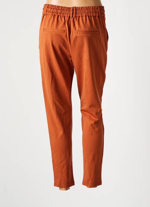 Pantalon chino taille à pinces taille normale orange ONLY femme