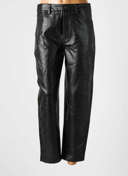 Pantalon 7/8 noir MANGO pour femme