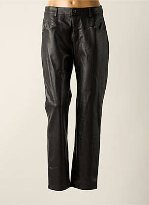 Pantalon droit taille haute taille haute noir ONLY femme