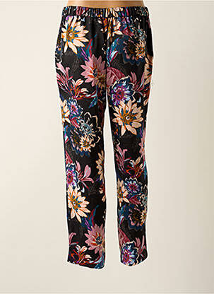 Pantalon droit tissage crêpe taille normale noir VERO MODA femme