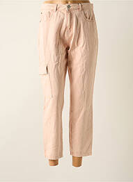 Pantalon cargo coupe droite taille normale rose NOISY MAY femme