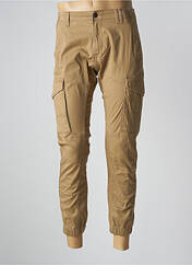 Pantalon cargo beige JACK & JONES pour homme seconde vue