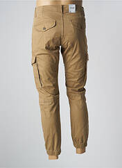 Pantalon cargo beige JACK & JONES pour homme seconde vue