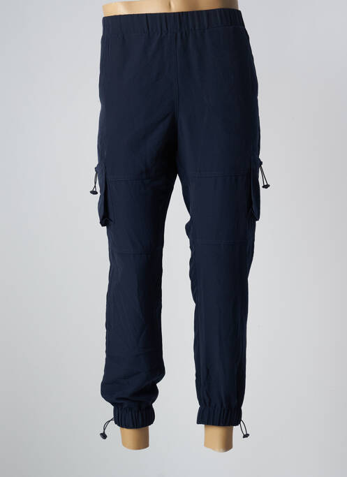Pantalon cargo poches taille normale bleu CEMI homme