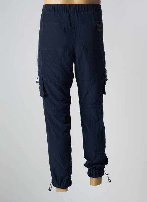 Pantalon cargo poches taille normale bleu CEMI homme