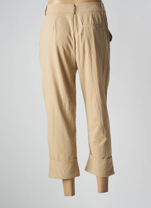 Pantalon 7/8 beige JACQUELINE DE YONG pour femme