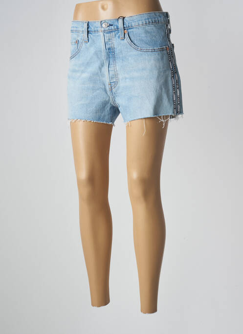 Short bleu LEVIS pour femme