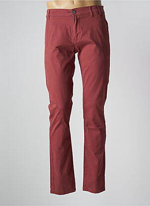 Pantalon chino stretch taille normale marron SHINE homme