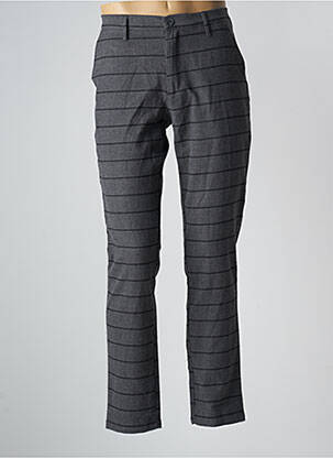 Pantalon chino stretch taille normale gris BRUCE & BUTLER  homme