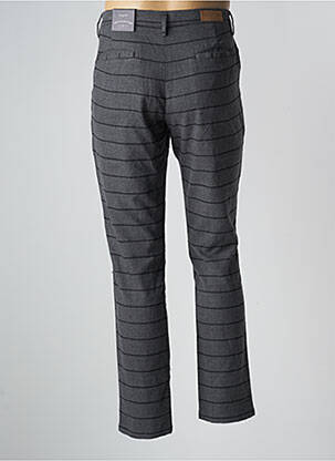 Pantalon chino stretch taille normale gris BRUCE & BUTLER  homme