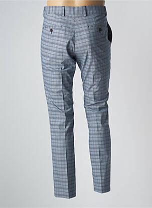 Pantalon chino stretch taille normale bleu L'IMPECCABLE MARCEL homme