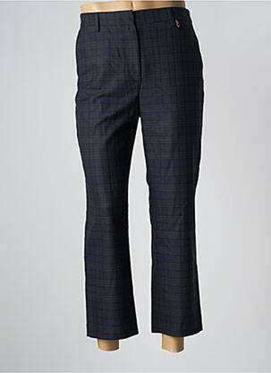 Pantalon chino fermeture zippée sous rabat avec crochet taille normale vert L'IMPECCABLE MARCEL homme