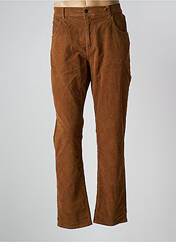 Pantalon chino marron L'IMPECCABLE MARCEL pour homme seconde vue