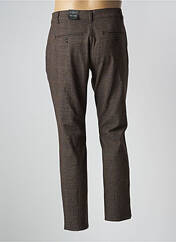 Pantalon droit marron ONLY&SONS pour homme seconde vue