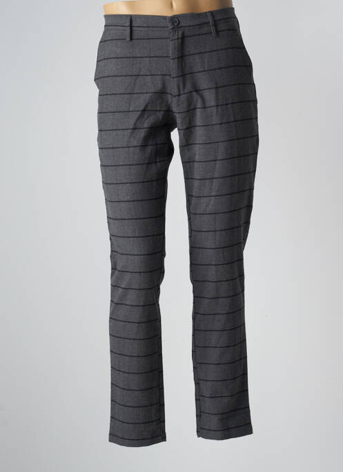 Pantalon chino stretch taille normale gris BRUCE & BUTLER  homme