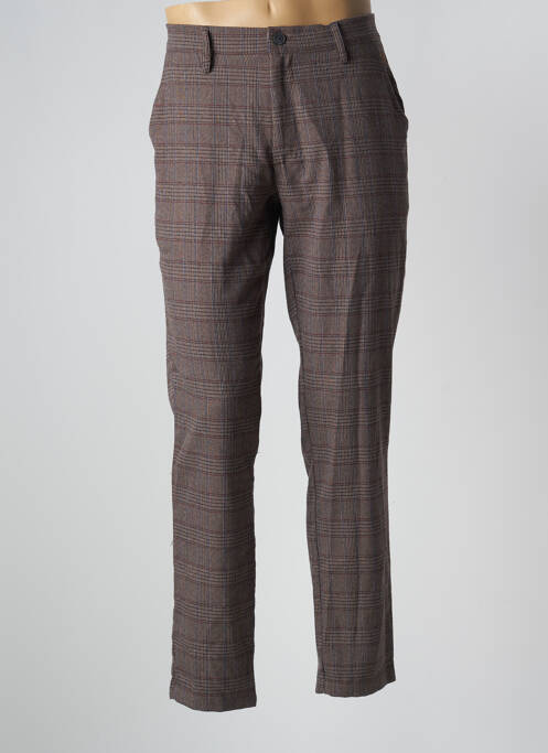 Pantalon chino marron BRUCE & BUTLER  pour homme