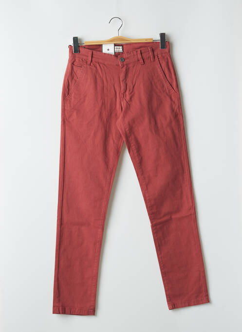 Pantalon chino rouge SHINE pour homme