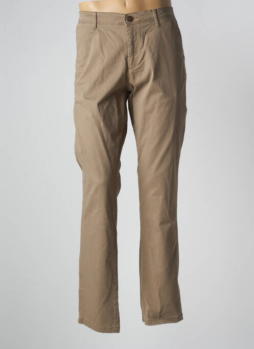 Pantalon droit marron JACK & JONES pour homme