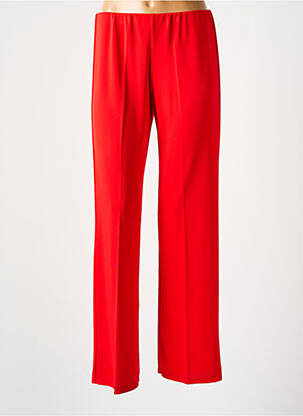 Pantalon droit stretch taille normale rouge JAZZ femme