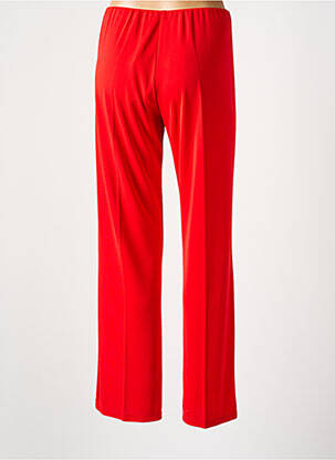 Pantalon droit stretch taille normale rouge JAZZ femme