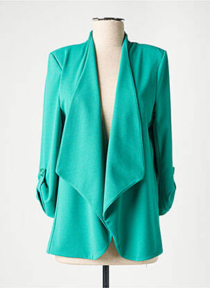 Veste casual epaulette vert LADY LOL femme