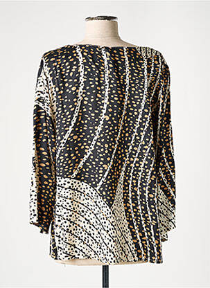 Blouse imprimé fantaisie manches longues noir RINASCIMENTO femme