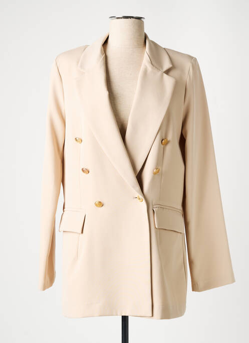 Blazer beige CHARMING GIRL pour femme