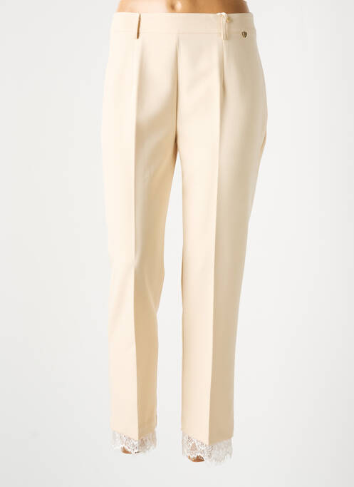 Pantalon 7/8 beige RINASCIMENTO pour femme