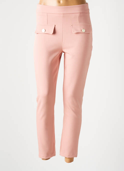 Pantalon 7/8 rose RINASCIMENTO pour femme