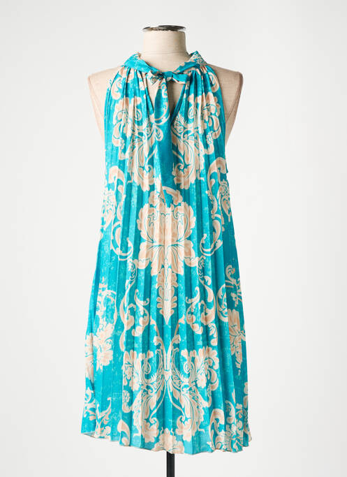 Robe mi-longue bleu EGO pour femme