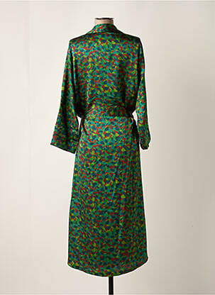 Robe longue imprimé fantaisie manches longues vert SCARLET ROOS femme