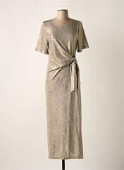 Robe longue or OPULLENCE pour femme seconde vue