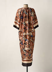 Robe longue marron JANIS & JOHN pour femme seconde vue