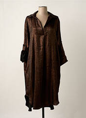 Robe longue marron fonce VIE TA VIE pour femme seconde vue