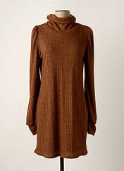 Robe mi-longue marron HOLLY & JOEY pour femme seconde vue