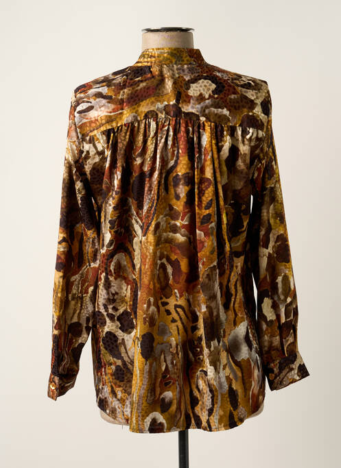 Blouse marron SCARLET ROOS pour femme